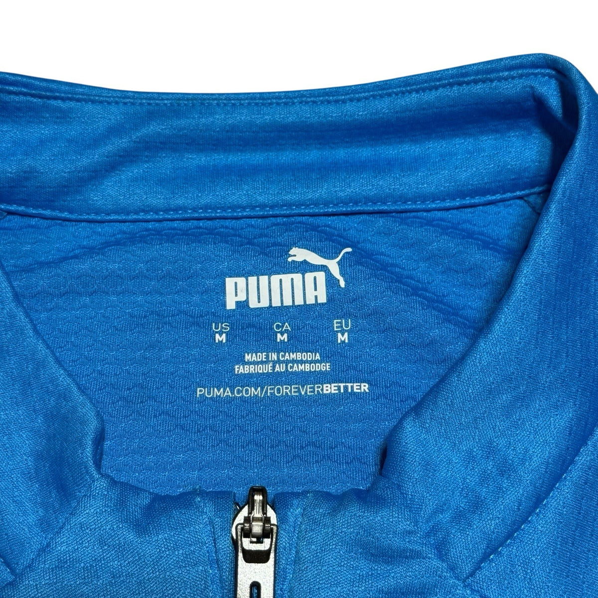 Olympique De Marseille Training 1/4 Zip Jersey Top Puma Adults Medium