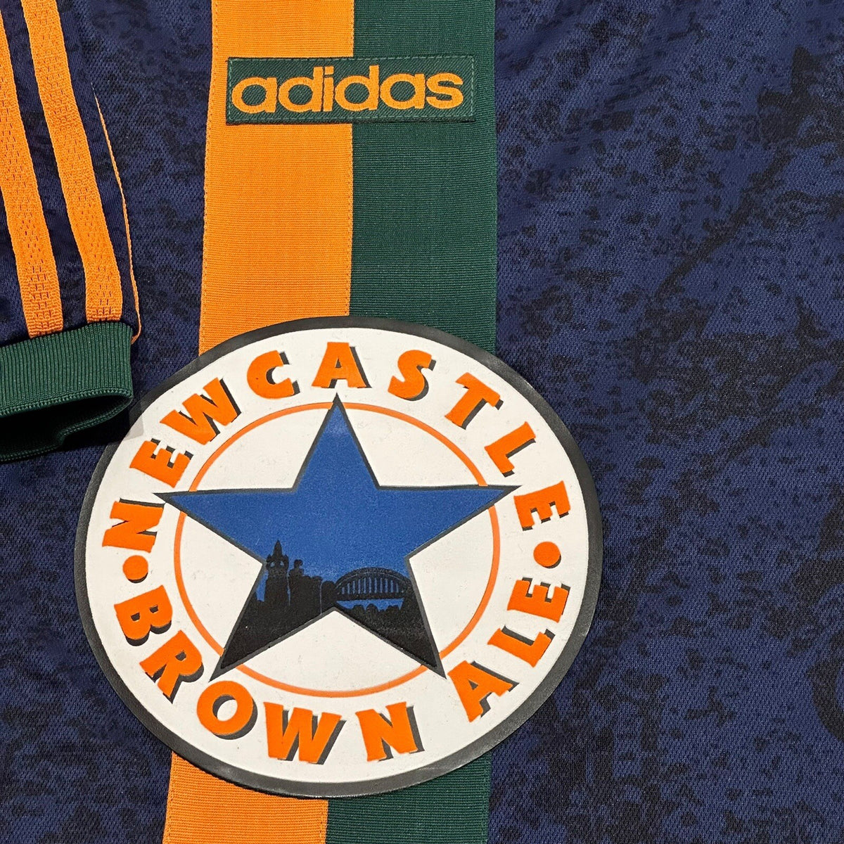 Original Newcastle United 1997-1998 Adidas Away Football Shirt Size M Medium