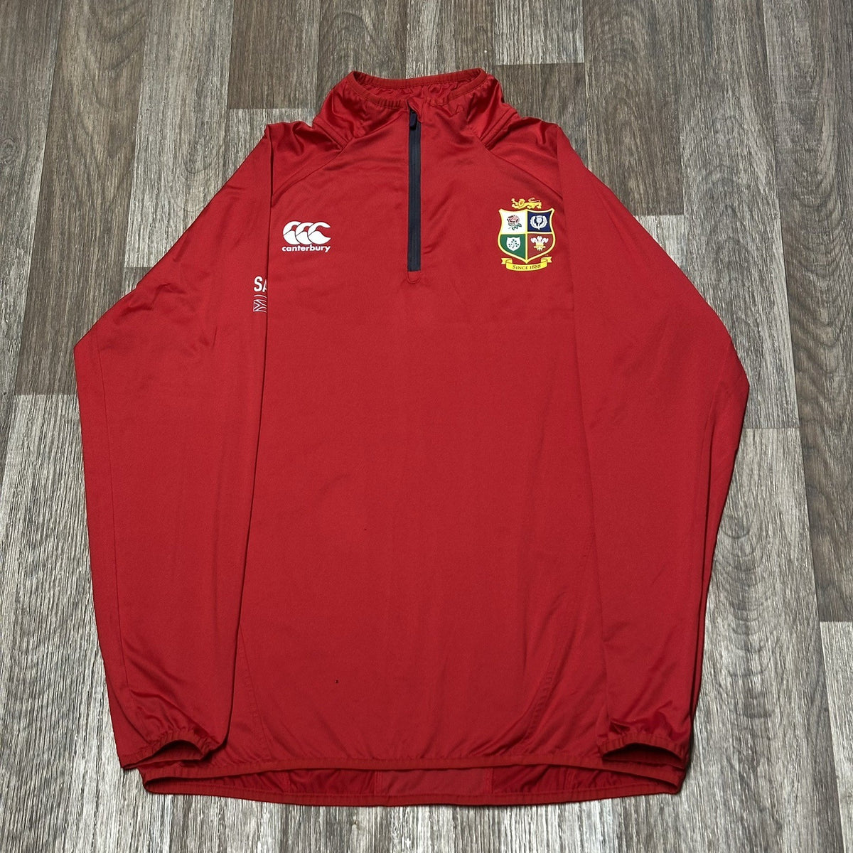British & Irish Lions South Africa Canterbury Rugby Long Sleeve Top Shirt Size L