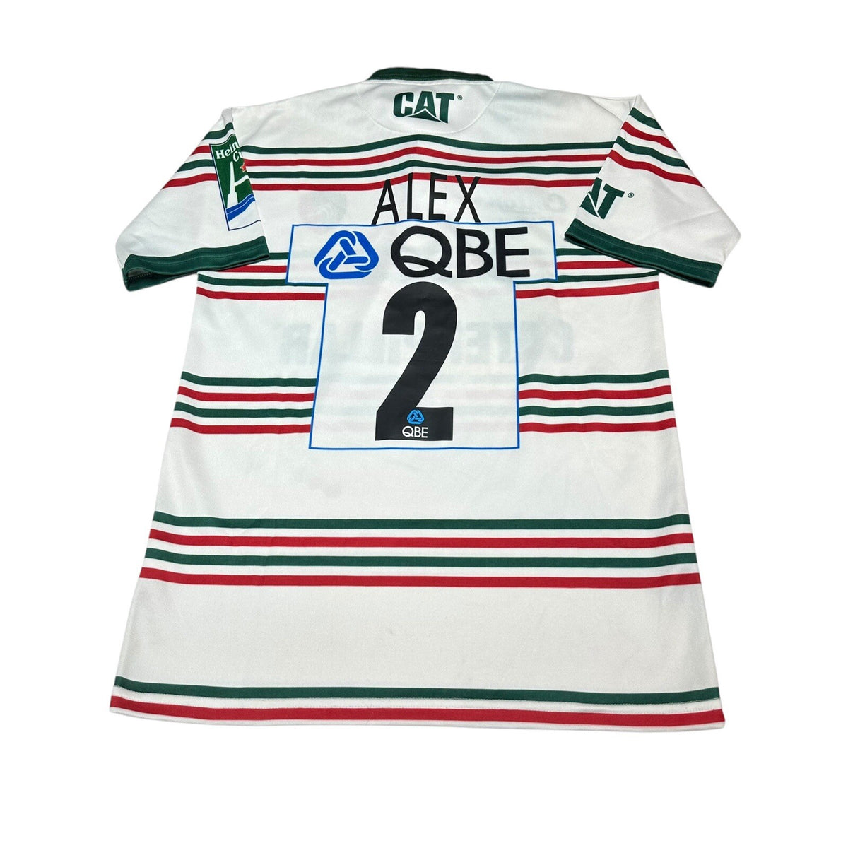 LEICESTER TIGERS 2011 2012 Rugby Shirt Jersey Cotton Traders Mens Size 36 Small