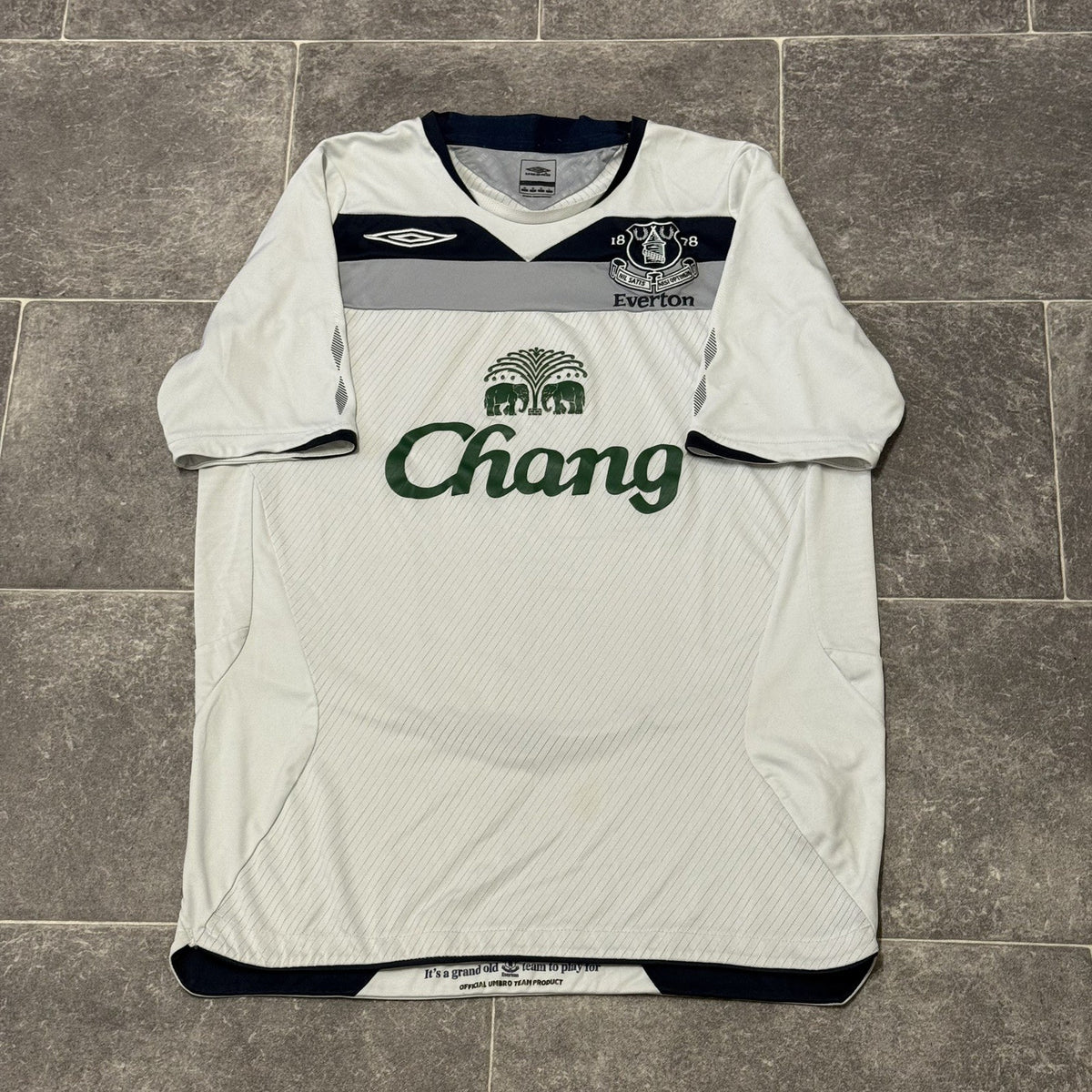 Everton Away Jersey 2008/09 Retro Medium MENS Umbro