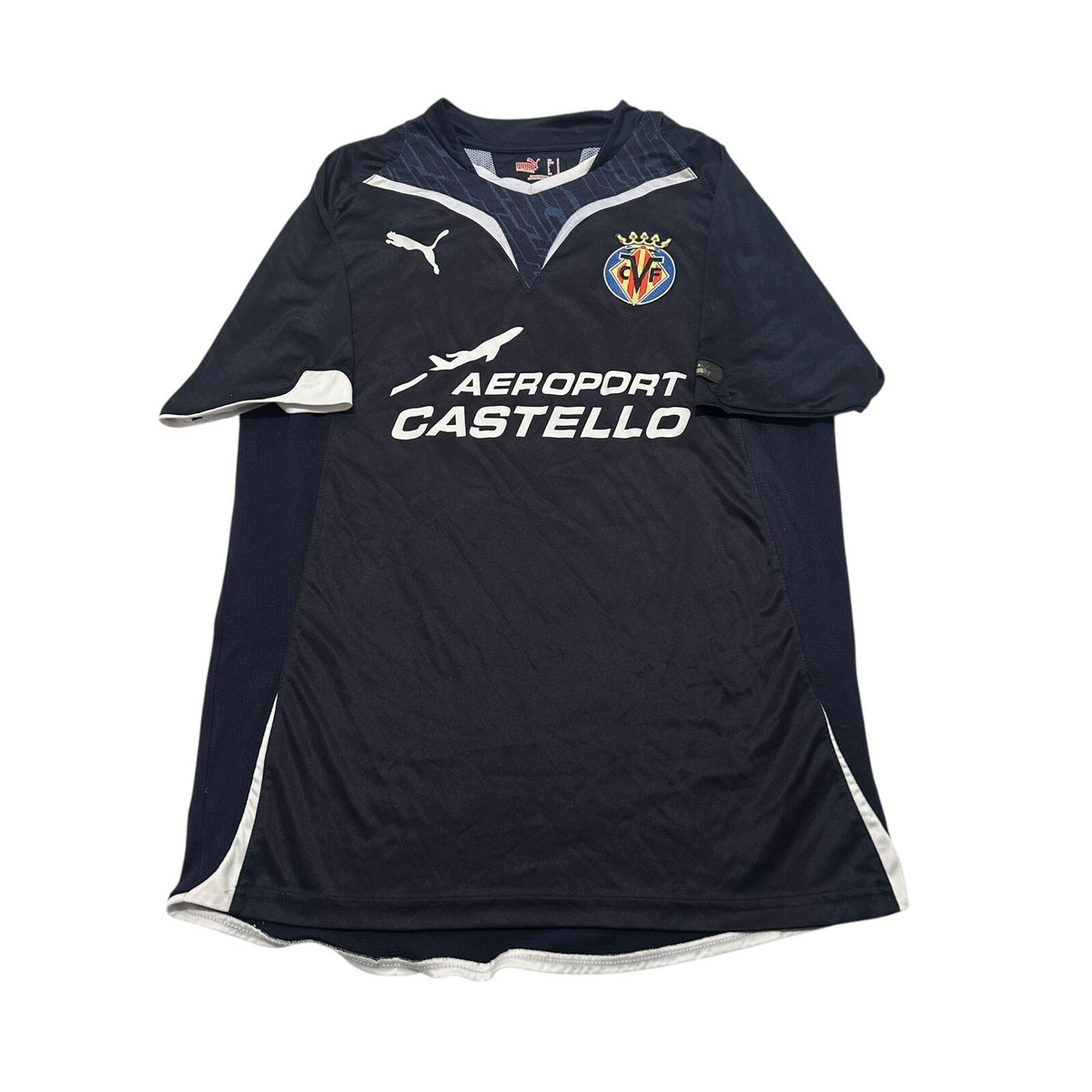 Puma Villarreal FC Shirt Size Medium M Training Soccer Jersey Retro