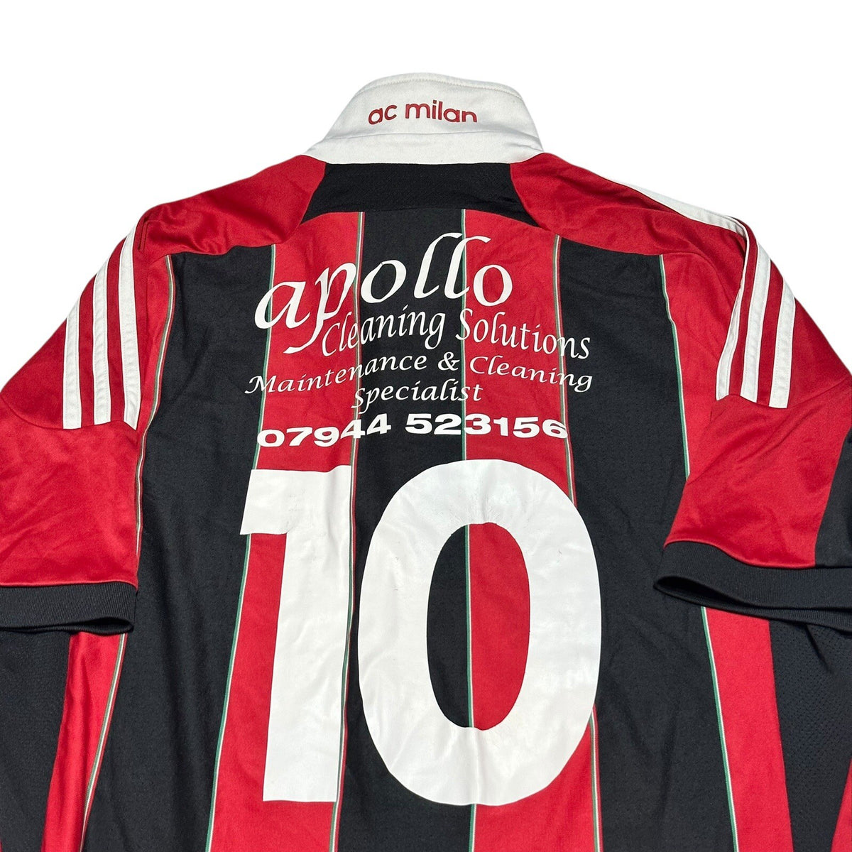 AC Milan Football Shirt 2012/2013 Home Size Large Soccer Jersey #10