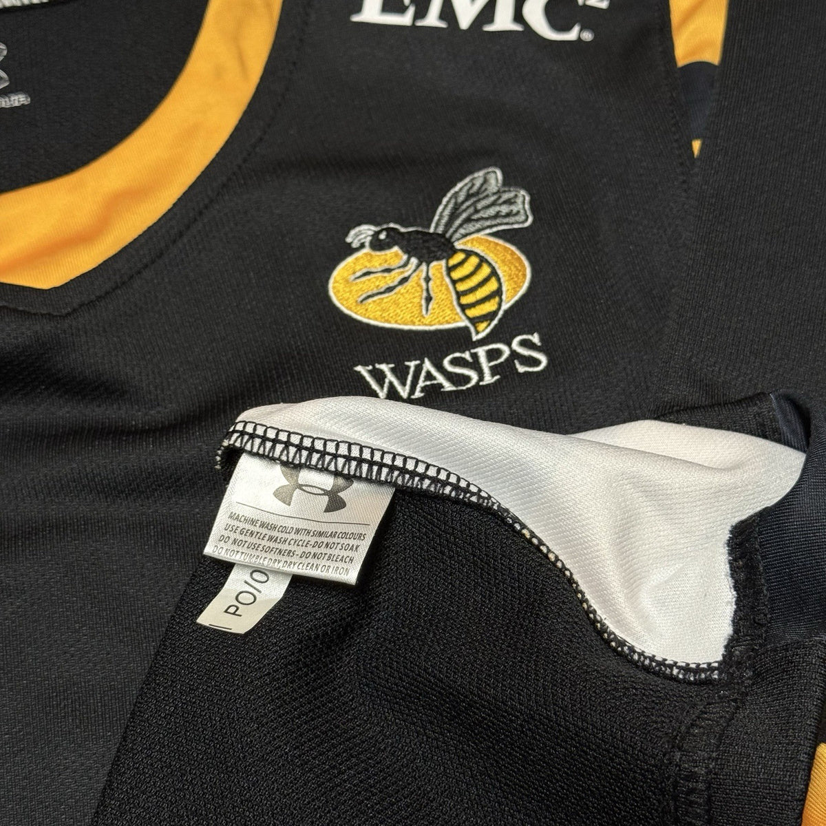 London Wasps Rugby Home Shirt Jersey Youth XL / Adult XS/Small under armour