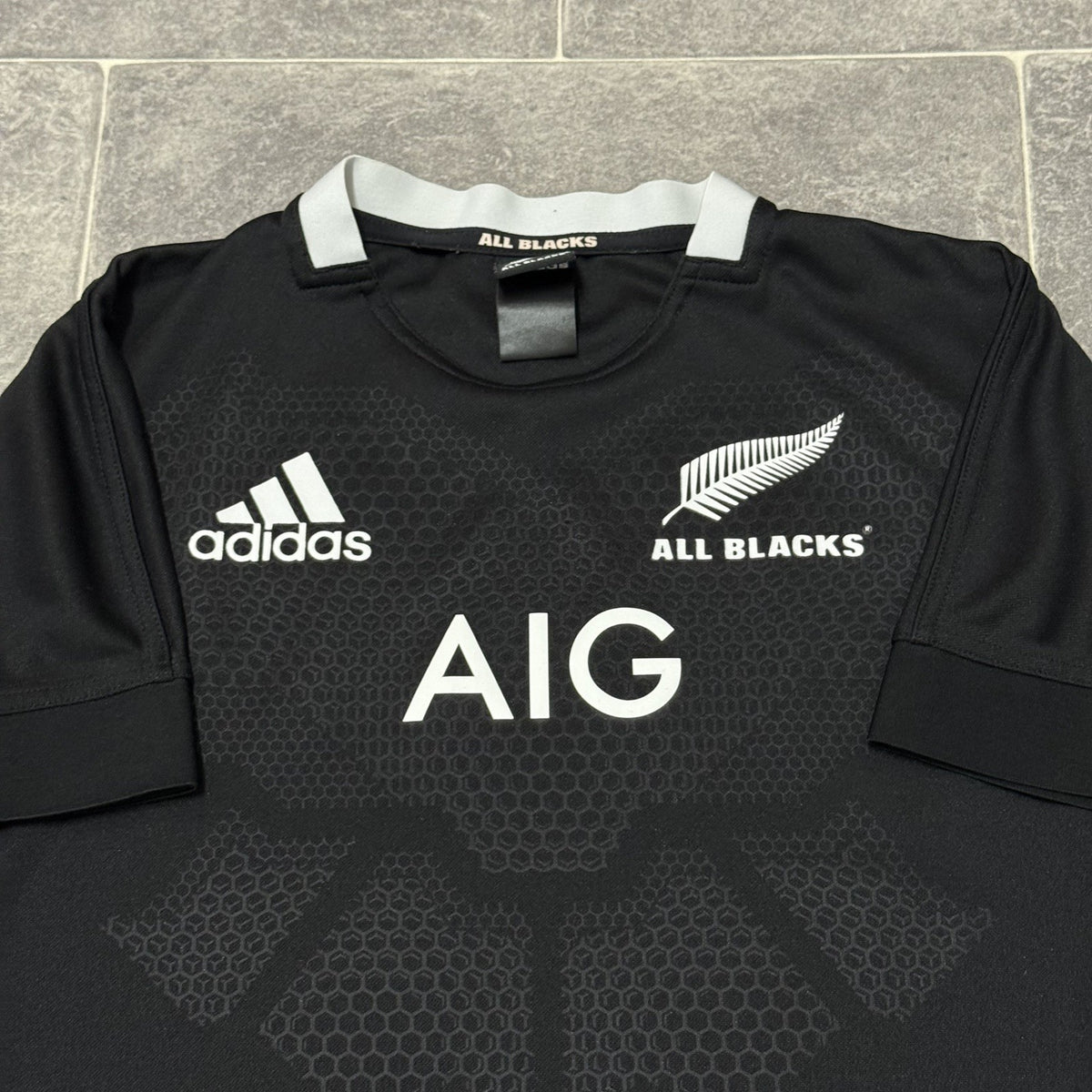 ALL BLACKS NEW ZEALAND 2018 HOME RUGBY SHIRT JERSEY ADIDAS SMALL MENS