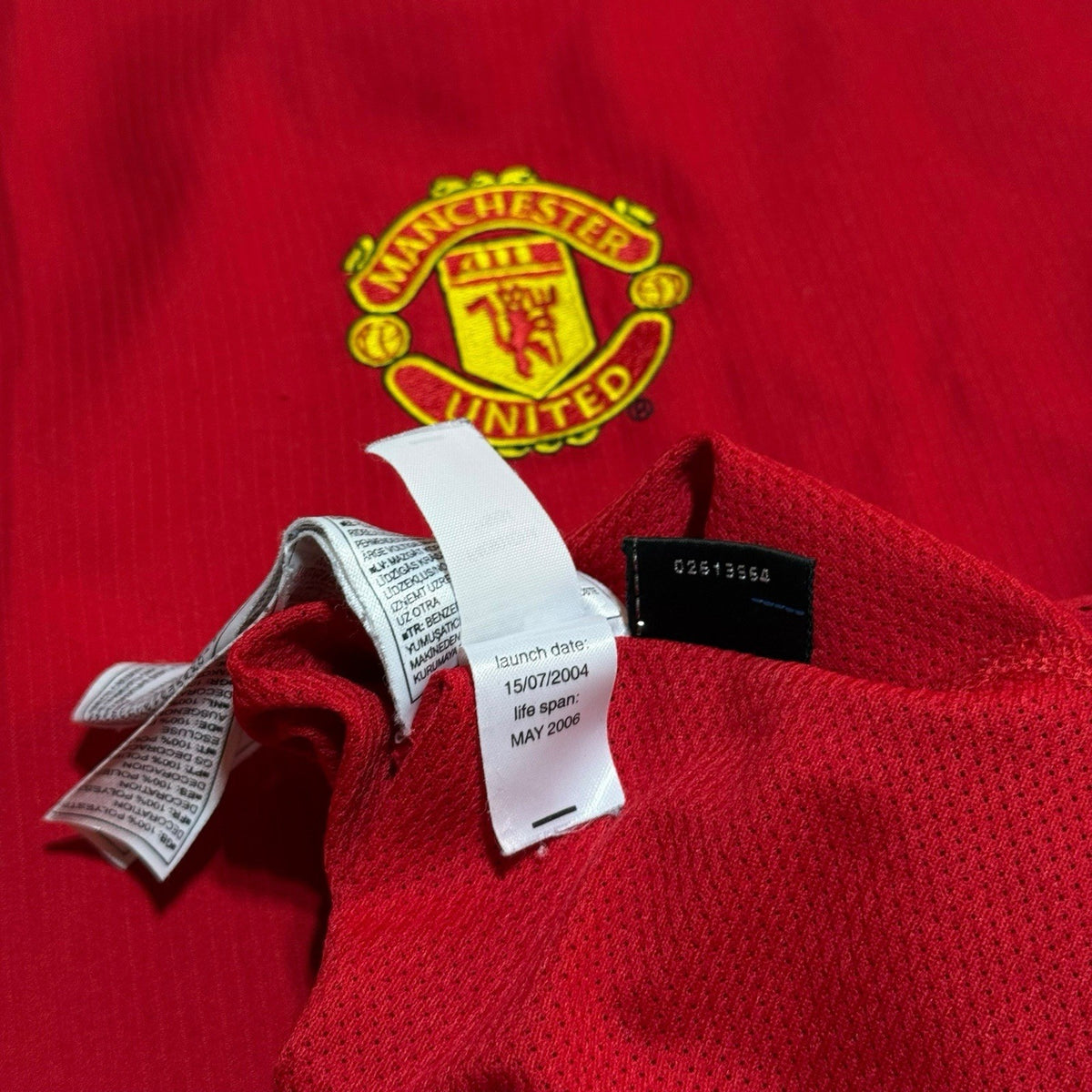 Original Manchester United 2004/06 home Shirt Nike Van Nistelrooy #10 XL