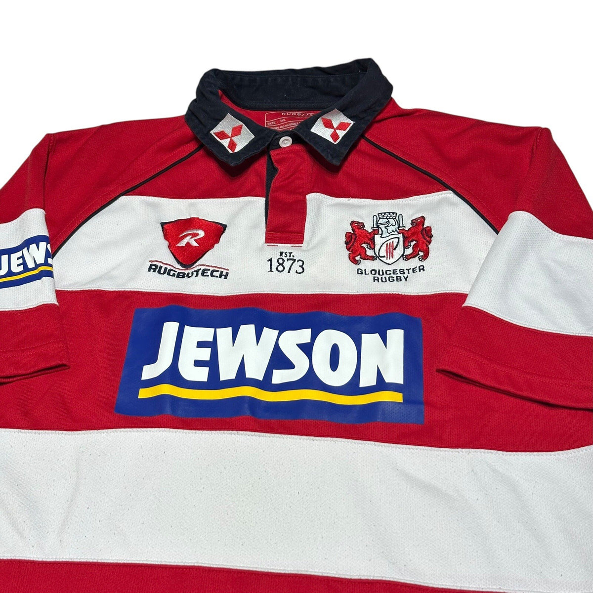 Gloucester Rugby Home Shirt 2009/2010 - Rugbytech Jersey 3XL