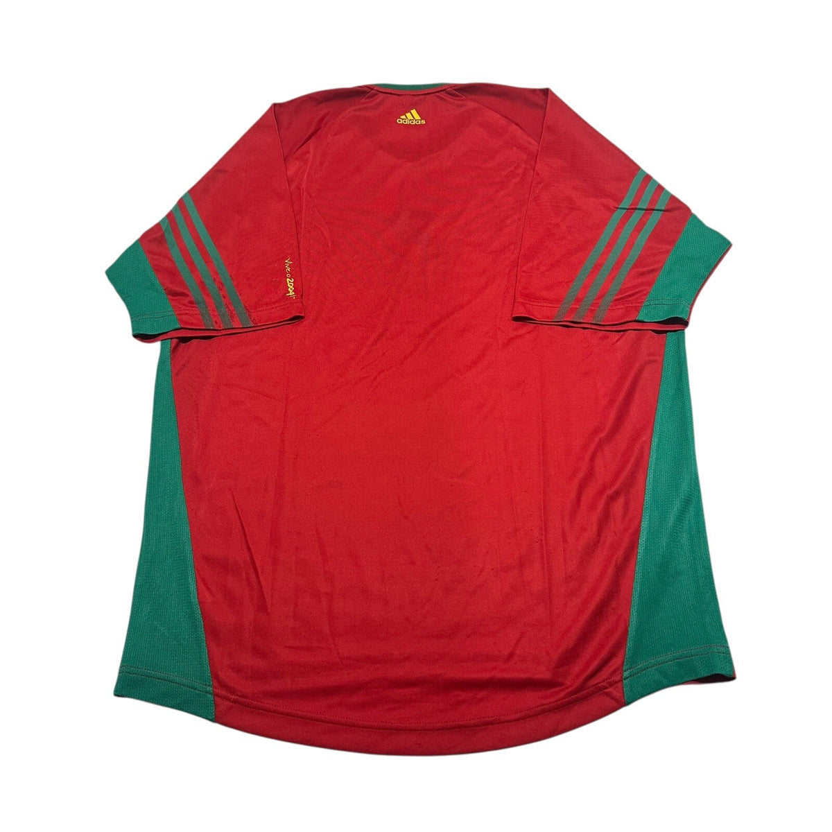 PORTUGAL NATIONAL TEAM SHIRT EURO 2004 SOCCER JERSEY FOOTBALL SHIRT M Adidas