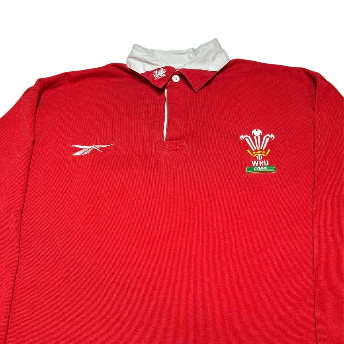 Reebok Wales Rugby Shirt Longsleeve Vintage 1998/1999 Jersey Size XXL 46"/48"
