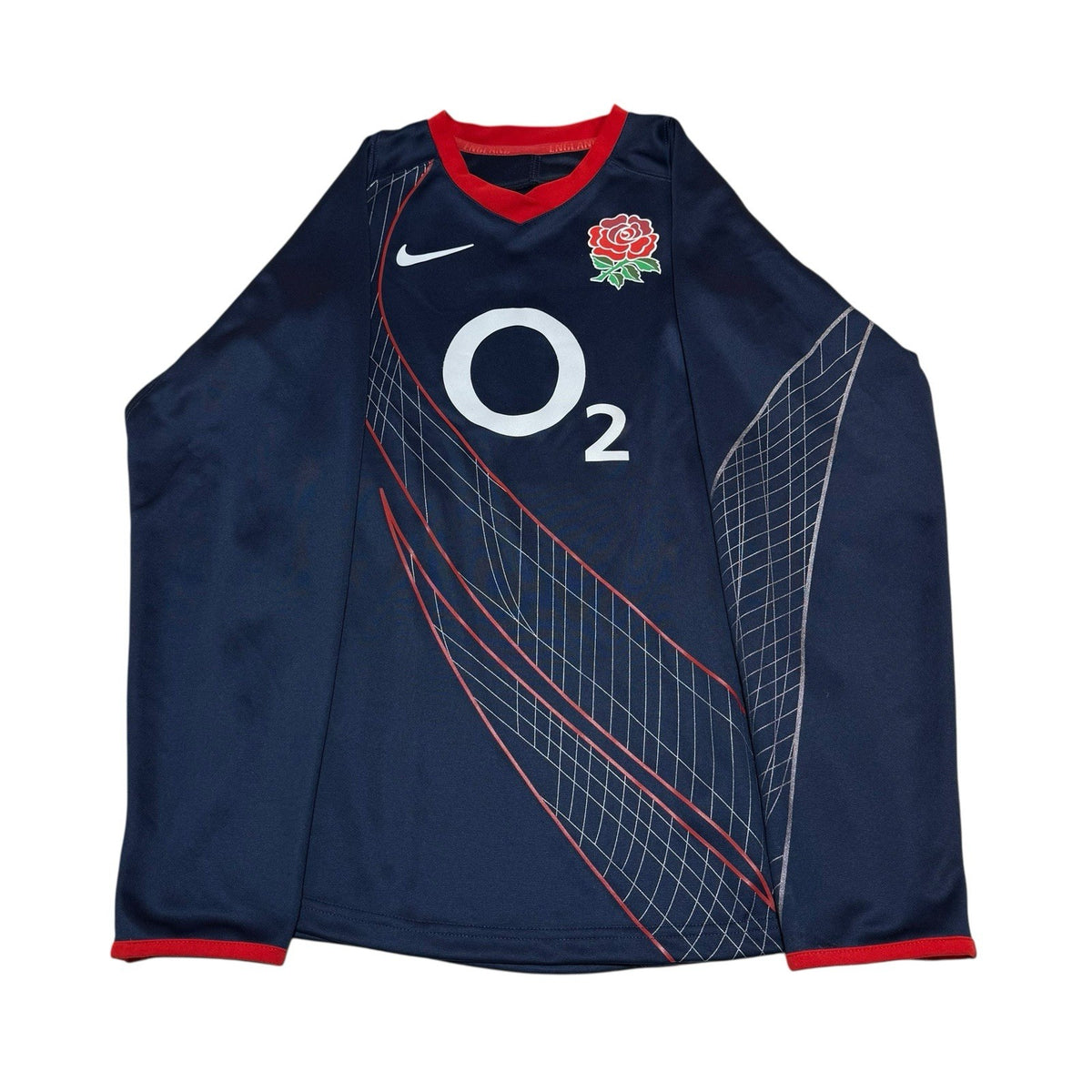 ENGLAND RUGBY UNION Training LONG SLEEVE shirt NIKE Red Roses adult SIZE SMALL S