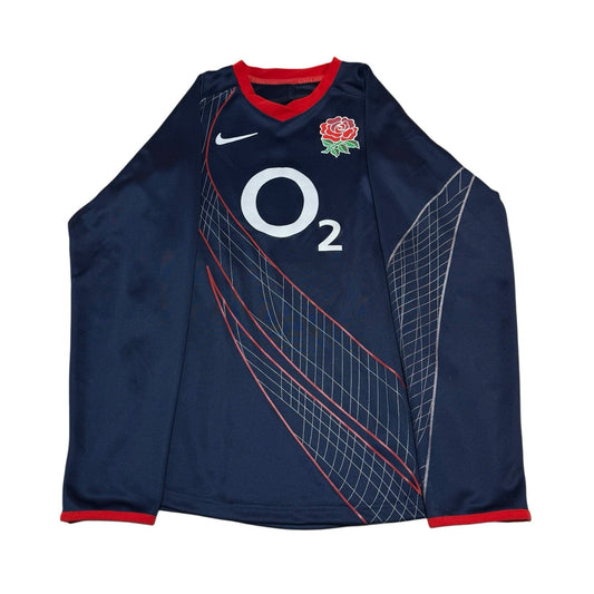 ENGLAND RUGBY UNION Training LONG SLEEVE shirt NIKE Red Roses adult SIZE SMALL S