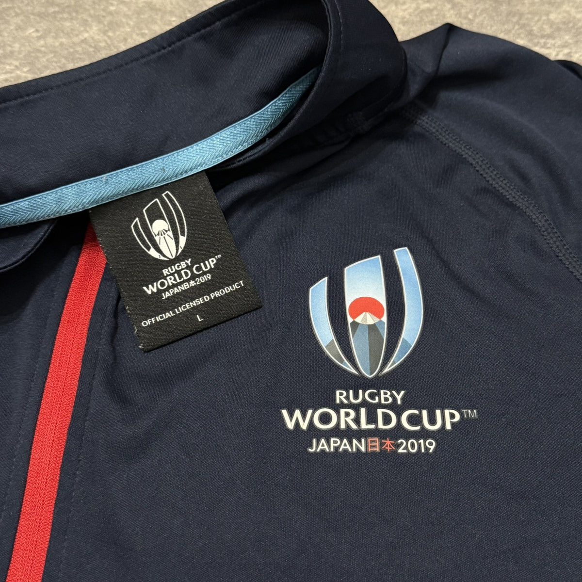 Canterbury Rugby World Cup Japan 2019 Jersey Mens Large 1/4 Zip Training Top
