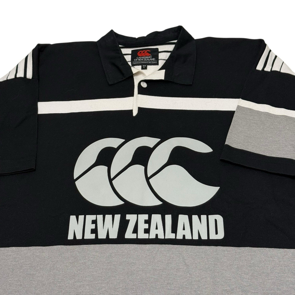 Canterbury Of New Zealand Rugby Shirt Large Men’s Striped Top Vintage