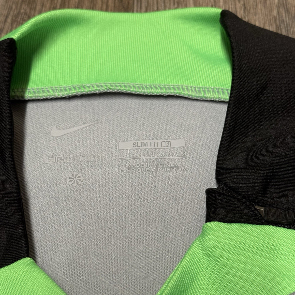 Nike Liverpool FC Training Drill Top 2022/23 LARGE AXA Grey Black Green 1/4 Zip