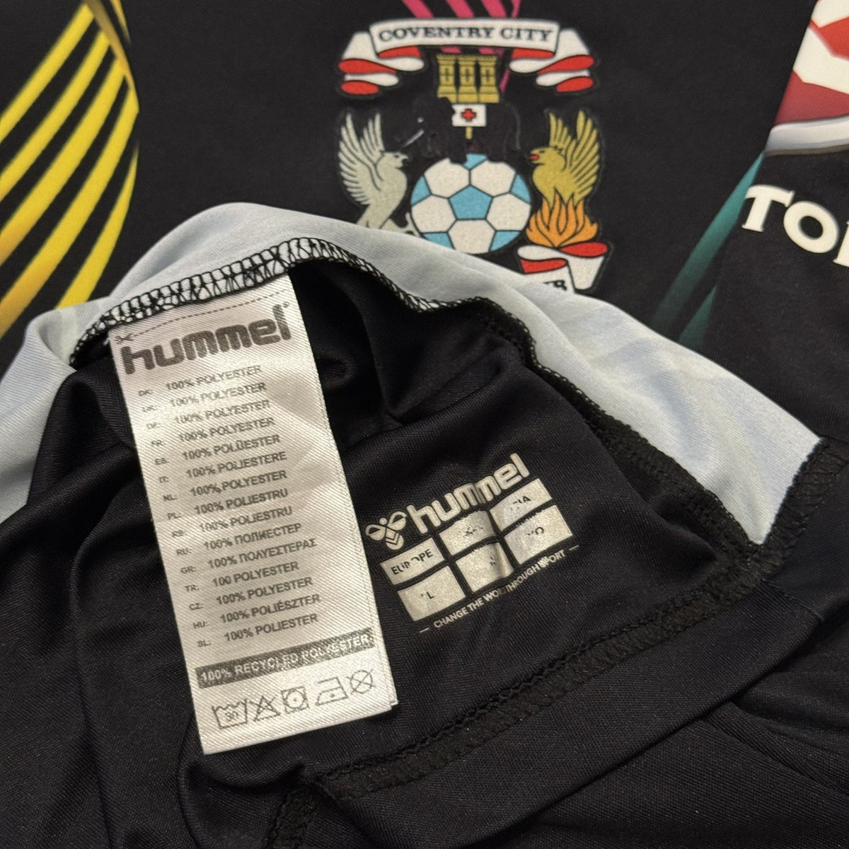 COVENTRY CITY FC Goalkeeper Shirt 2023-24 Football Jersey Mens Medium Hummel