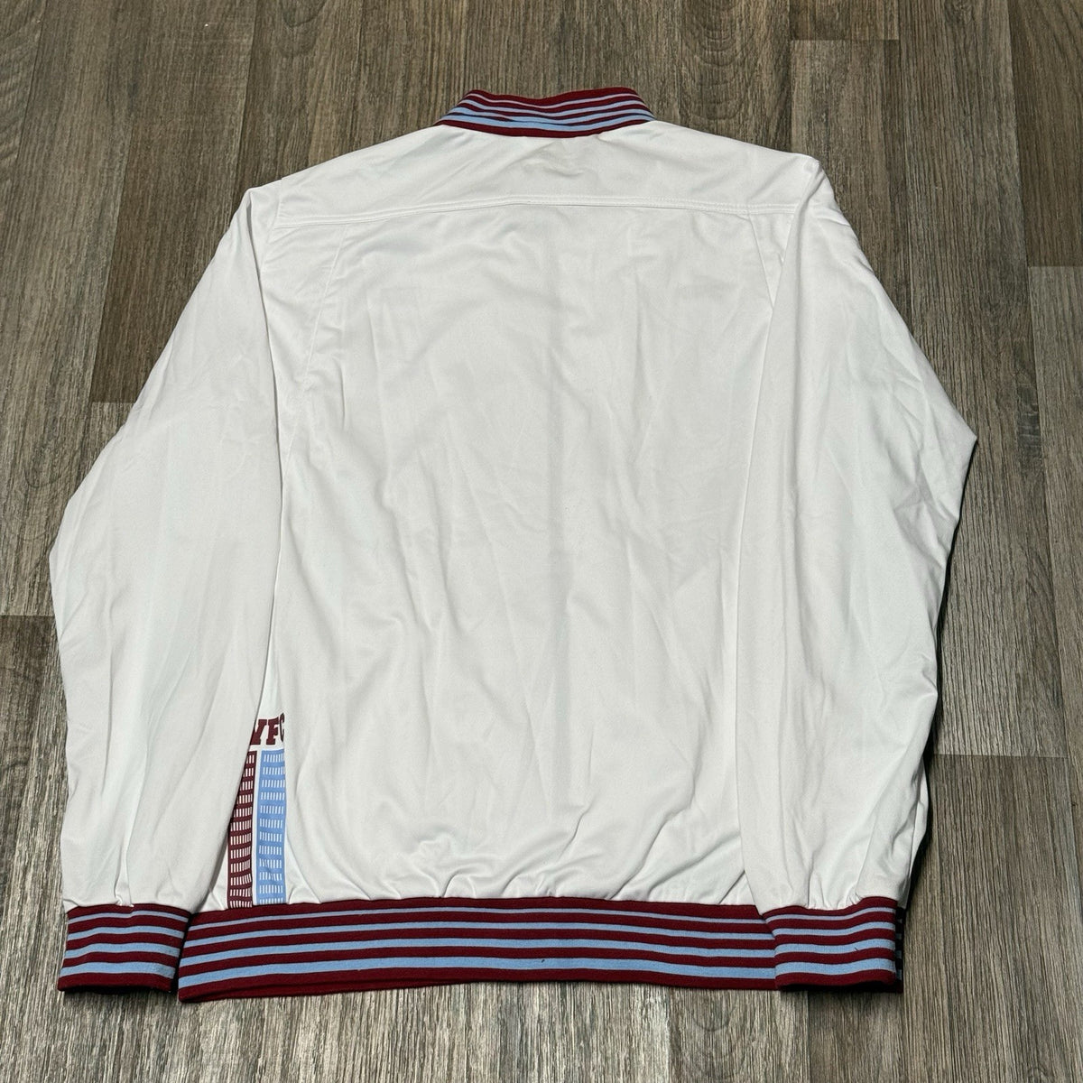 Aston Villa Football Jacket Full Zip Macron 2014/15 Size 2XL / 3XL EUR