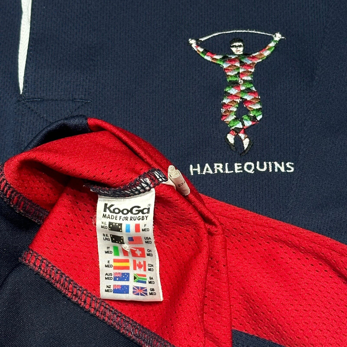 Harlequins Rugby Union Shirt Adult Medium KOOGA Jersey