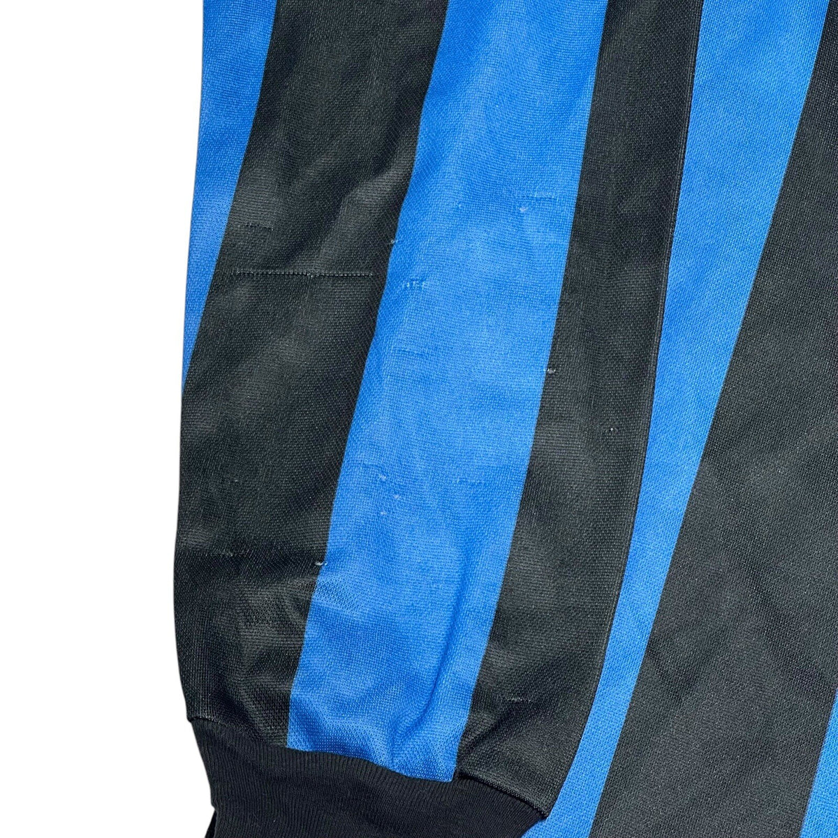Inter Milan 1990-1991 Home Football Shirt Size Large Long Sleeves Vintage
