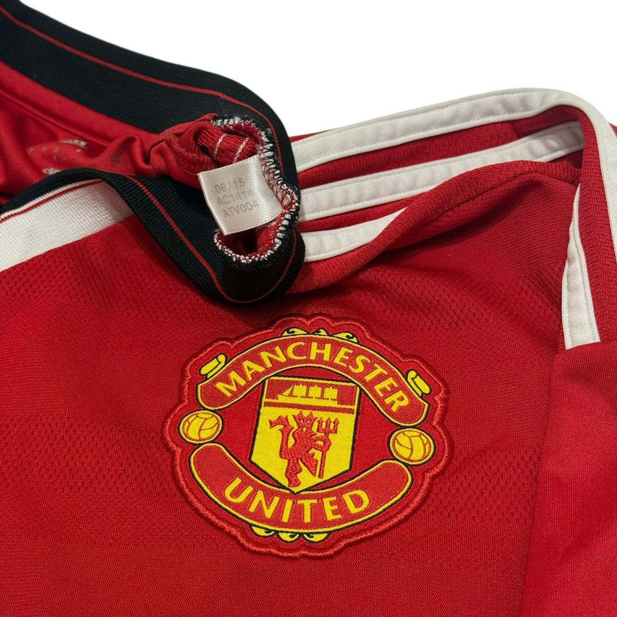 Manchester United Shirt Large Men's Football Jersey ClimaCool ADIDAS Home 15-16