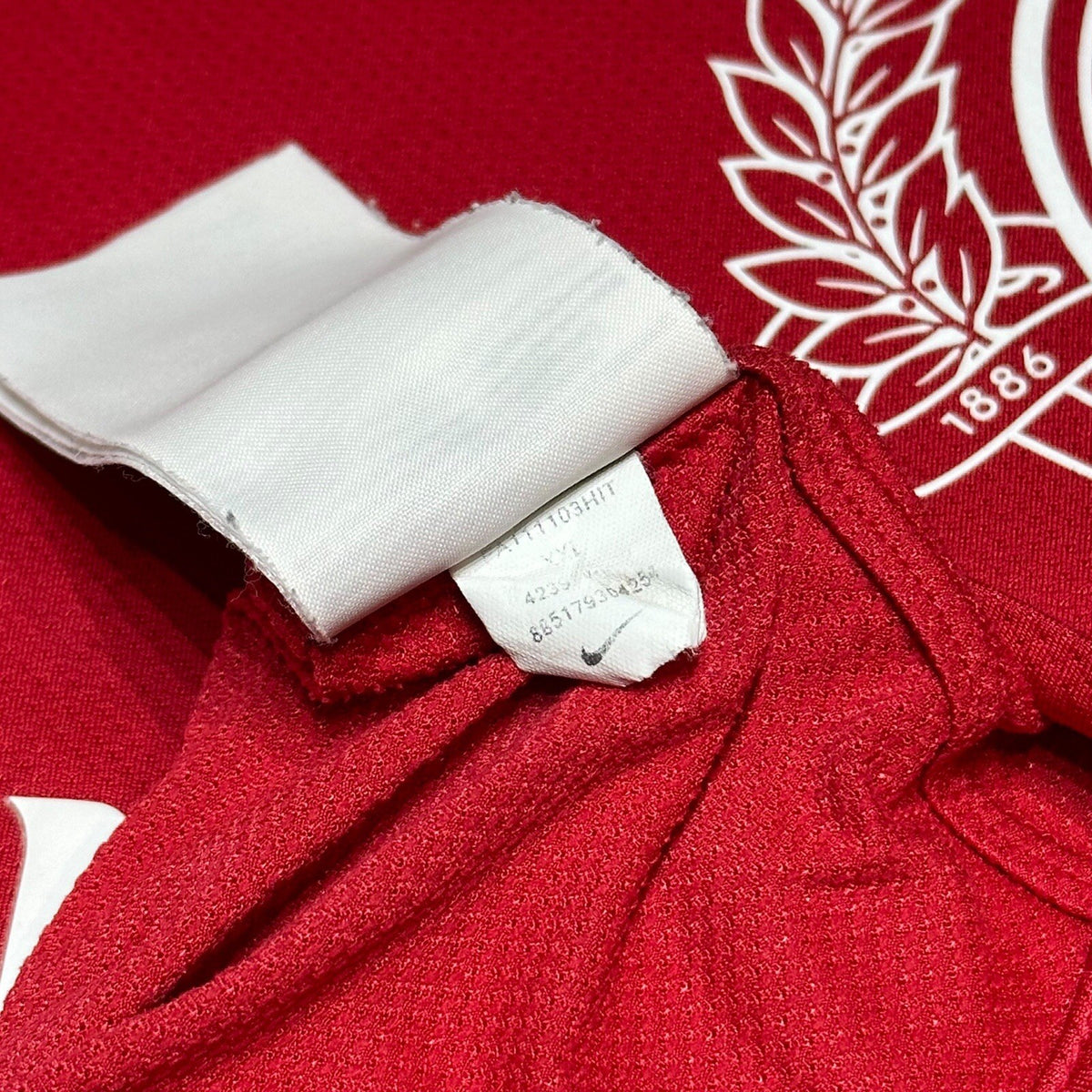ARSENAL 2011/2012 HOME FOOTBALL SHIRT NIKE 125 ANNIVERSARY JERSEY SIZE XXL