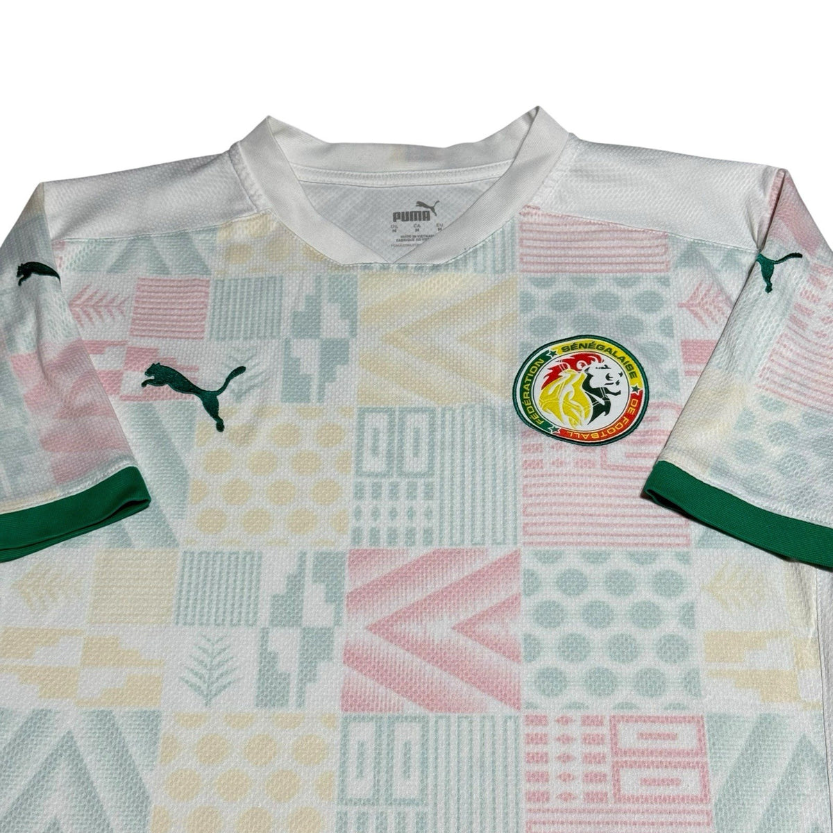 Senegal PUMA Home Football Shirt 2020/21 Multicolour Soccer Jersey Men's Medium