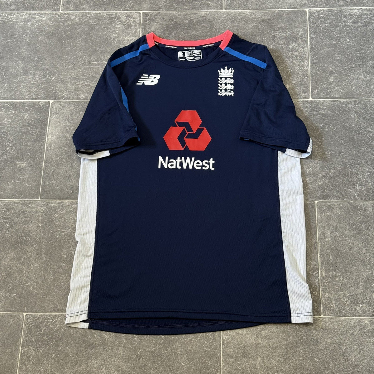 England Cricket Shirt Medium Adults New Balance 2018 Jersey