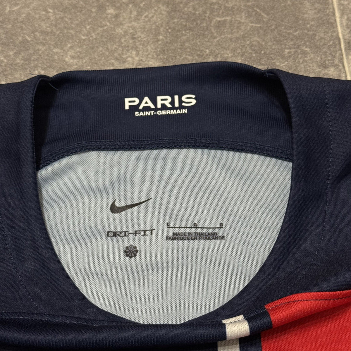 Paris Saint-Germain PSG Nike Home Shirt Large 23/24 Soccer Jersey Neymar JR #10