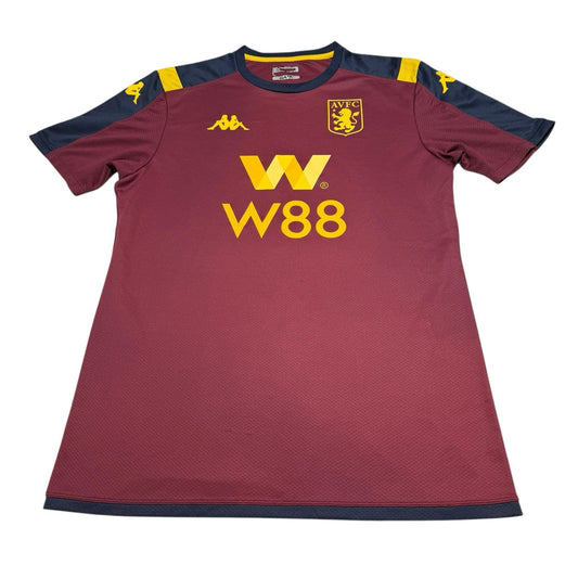 Aston Villa 2019 - 2020 training football shirt jersey  Kappa Large