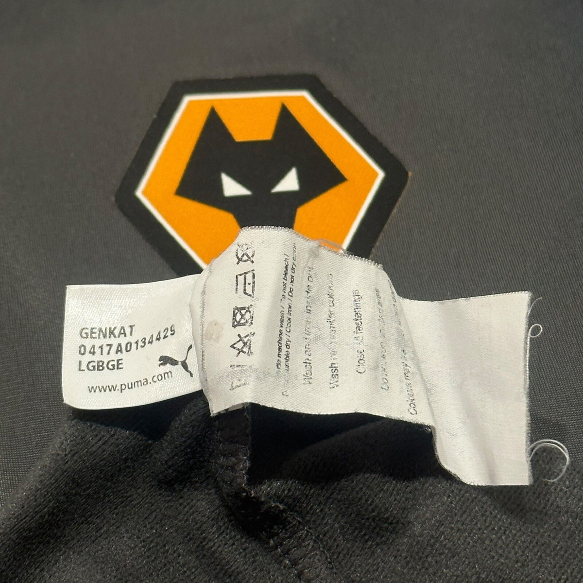 WOLVERHAMPTON 2015/2016 FOOTBALL 1/4 ZIP TRAINING TOP PUMA L