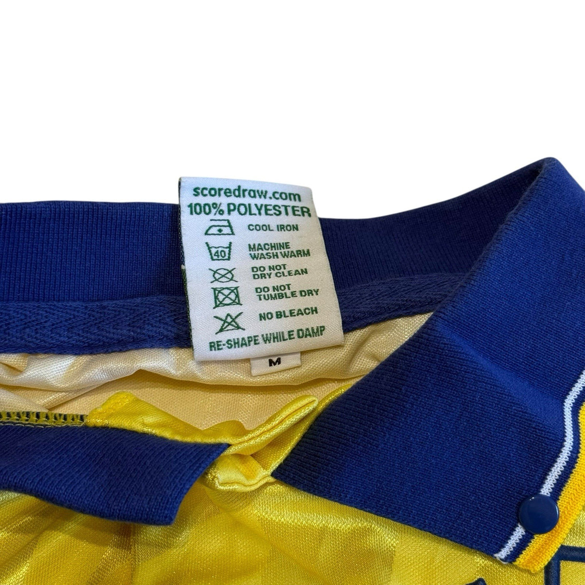 Everton 1990 Away Shirt Medium Adults Score Draw Retro