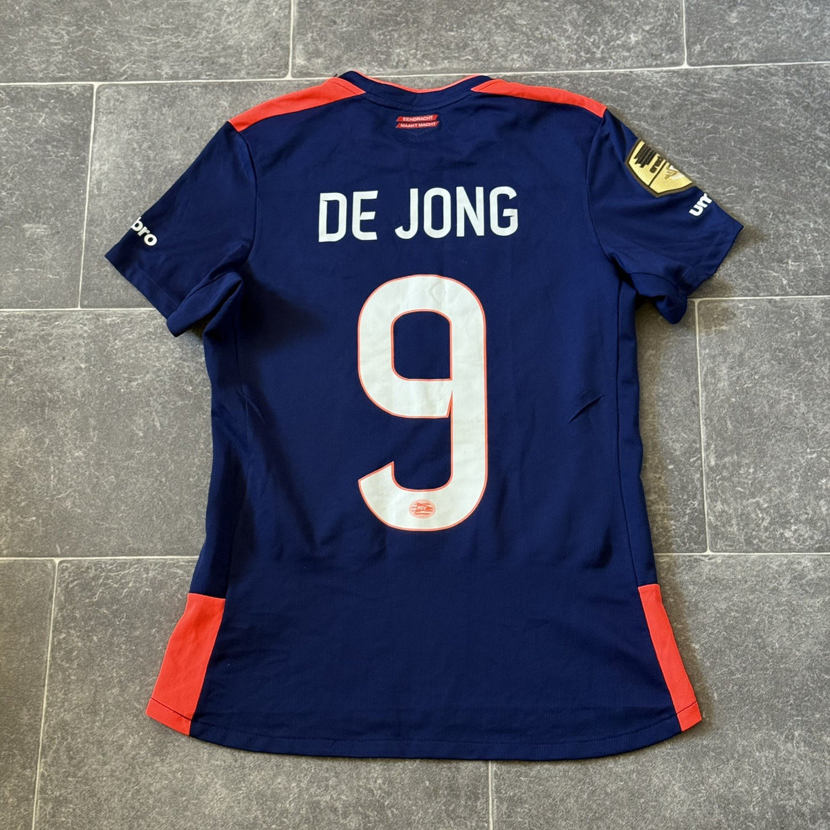 PSV Eindhoven Away Shirt Jersey #10 DE JONG 2016-2017 Umbro Woman’s UK 10
