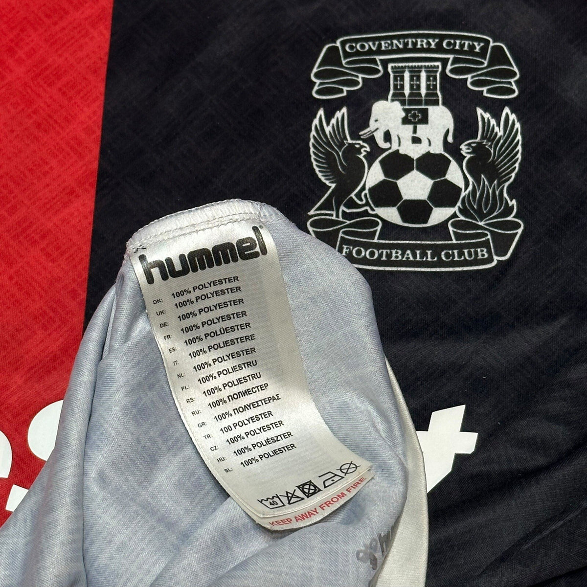 COVENTRY CITY 2020/2021 AWAY FOOTBALL SHIRT JERSEY SIZE SMALL HUMMEL