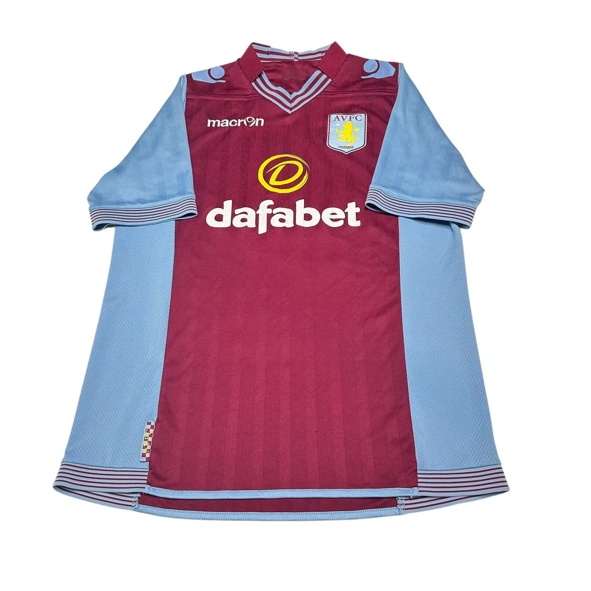 Aston Villa FC Soccer Football Macron 2013/2014 Home Shirt No Size Fits Large
