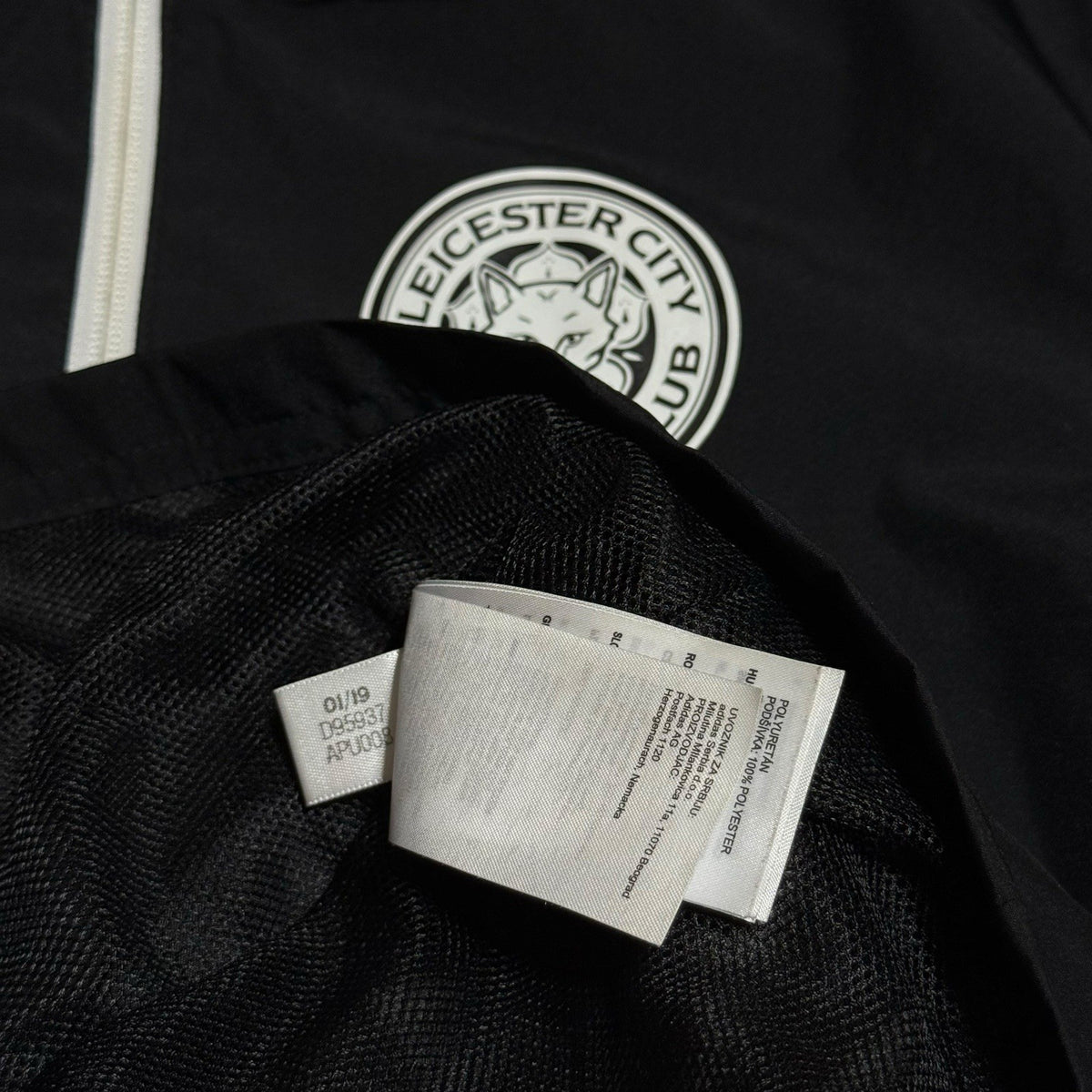 Leicester City 2019 Football Jacket XS Men’s Adidas Football Club Full Zip Coat