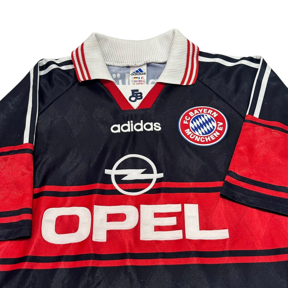 Bayern Munich Home Football Shirt 1997/99 Adults Small Adidas Vintage Original