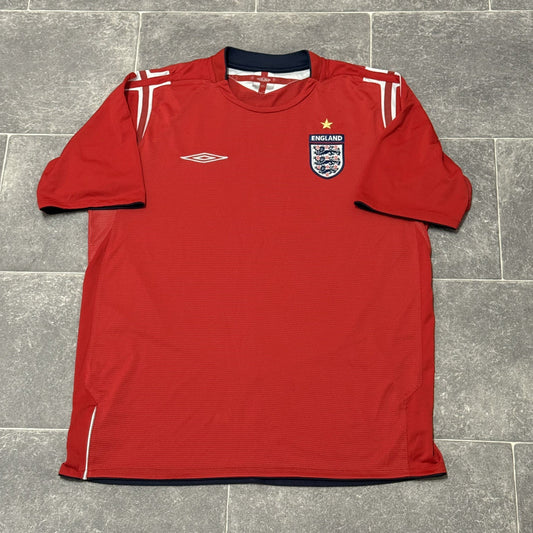 England Away Football Shirt 2004/06 Adults Large Umbro