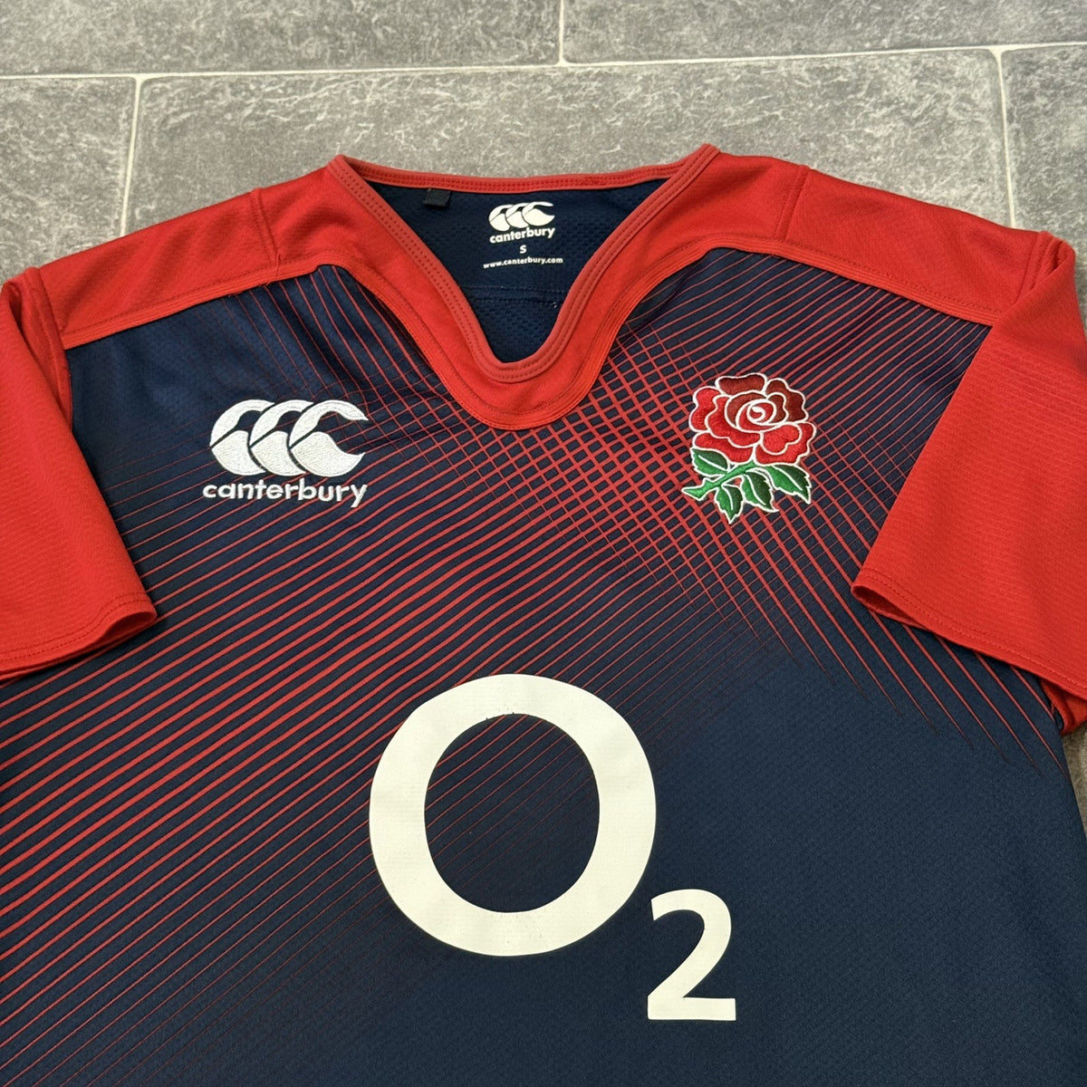 England Rugby Canterbury Player Issue Training Shirt Size Small Adults