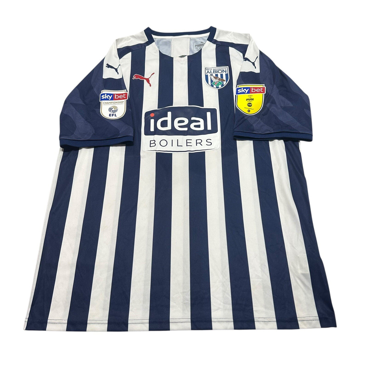 West Bromwich Brom Albion 2020-2021 Home Football Shirt Size XL WBA