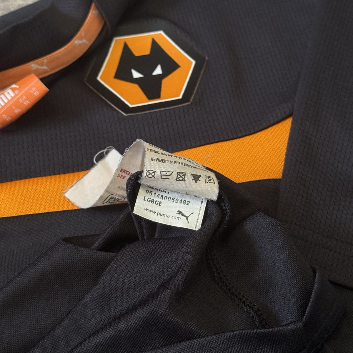 Wolverhampton Wanderers 2013-2014 Puma Football Shirt Jersey Men's XL