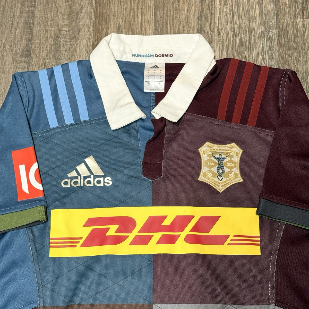 Harlequins Rugby 150th Anniversary Home Shirt 2016/2017 Adidas Small Jersey Top