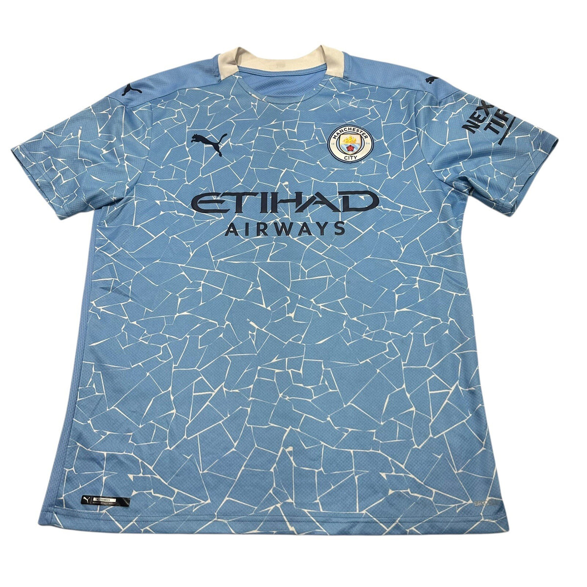 Manchester City Home Shirt 2020 Large Original Puma Adults Football Jersey Top