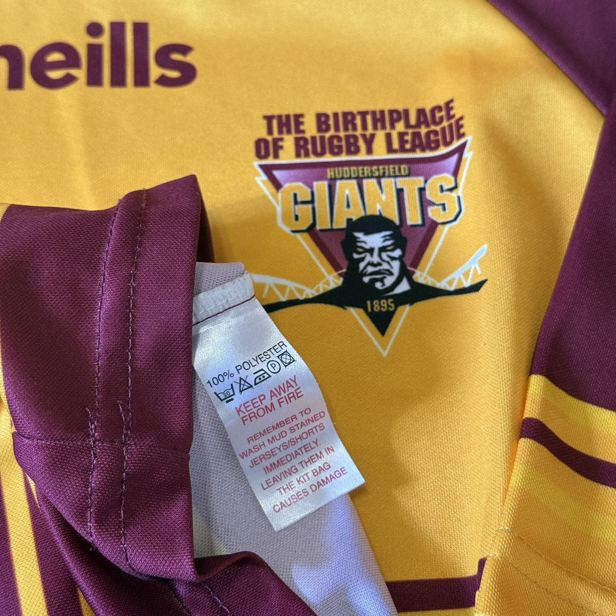 Huddersfield Giants Rugby Jersey Medium Adults O'neills Rugby League Shirt