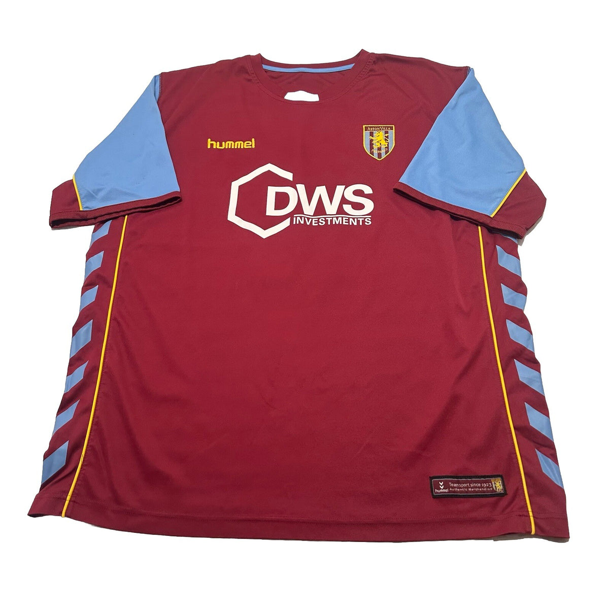 Aston Villa 2005/06 Premier League Hummel Home Football Shirt XL/XXL 10 Baros