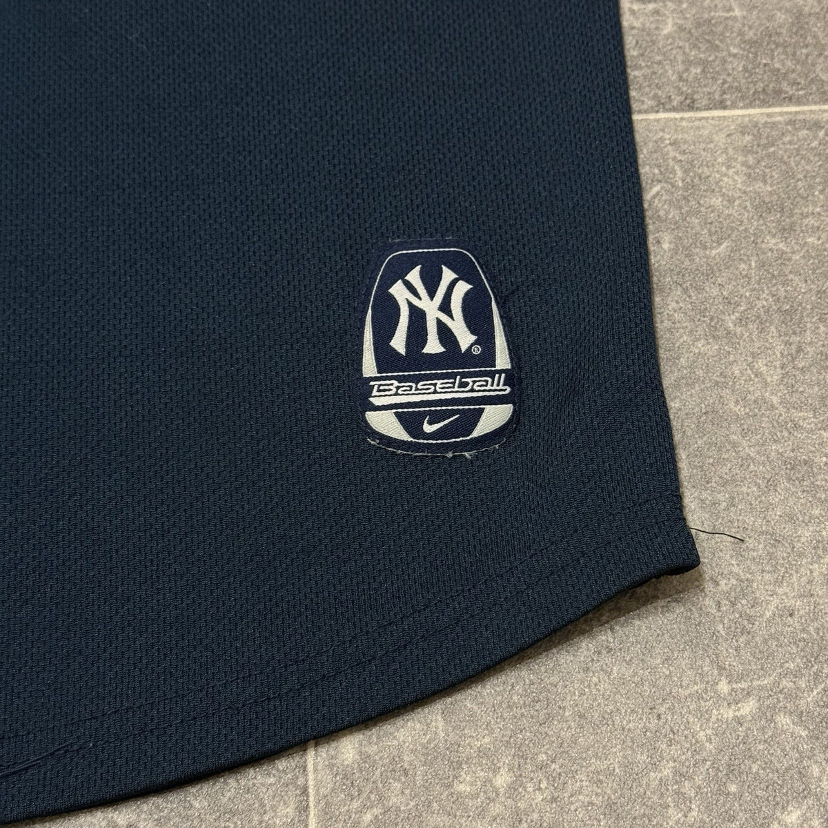 Vintage 90s Nike Team MLB New York Yankees Center Swoosh Baseball Jersey XL Mens