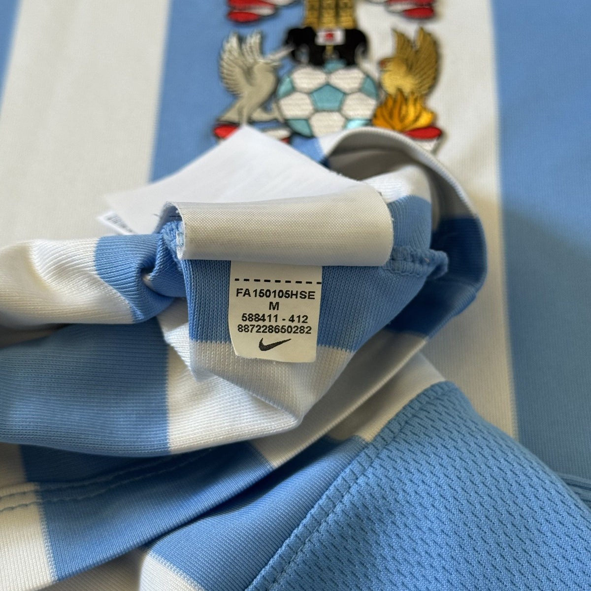 Coventry City 2016/2017 Home Play Off Final Shirt Nike Medium Adults