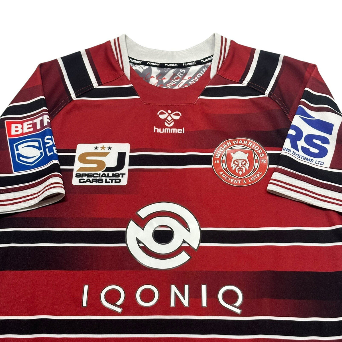 Wigan Warriors Rugby Shirt Jersey Hummel 2021 Small Adults