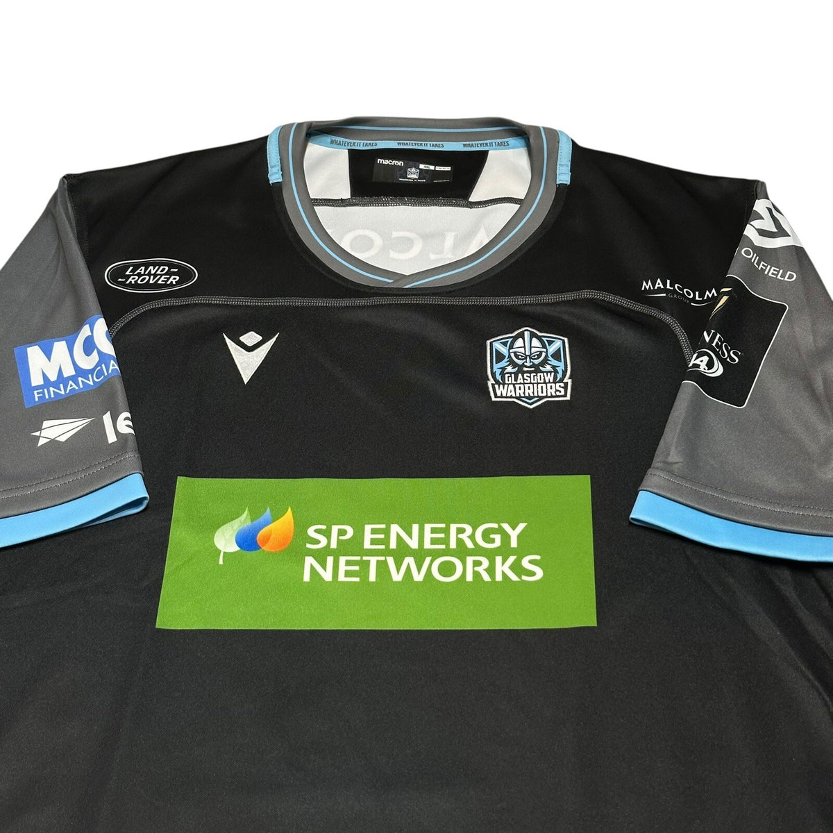 Glasgow Warriors Rugby Home Shirt 2019/2020 - Macron 4XL Extra Large Jersey Top