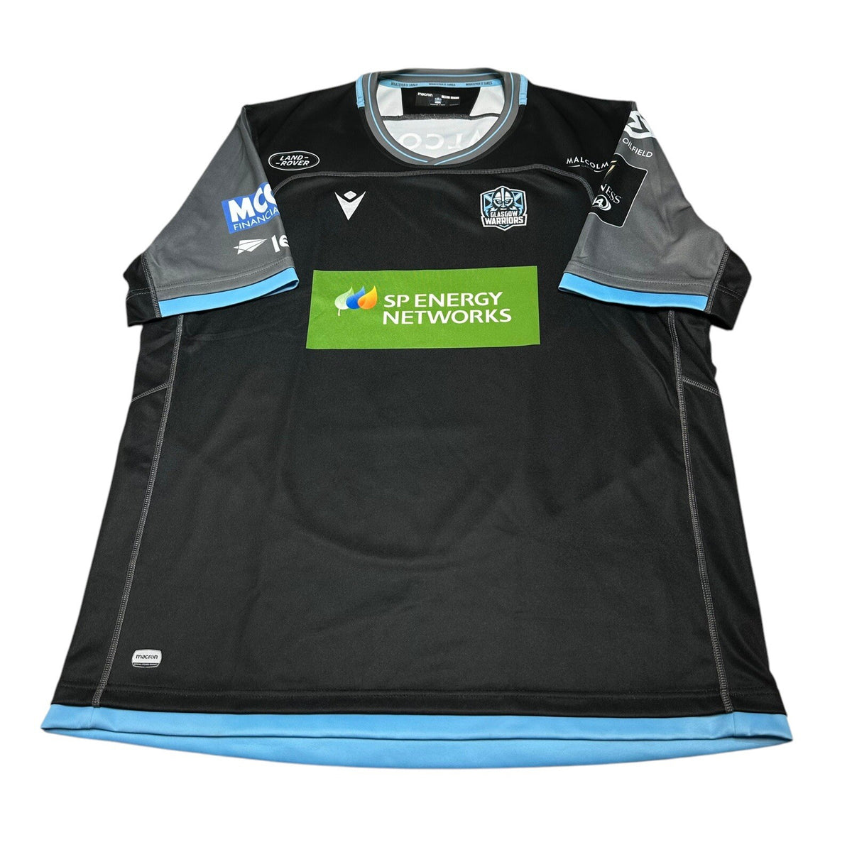 Glasgow Warriors Rugby Home Shirt 2019/2020 - Macron 4XL Extra Large Jersey Top