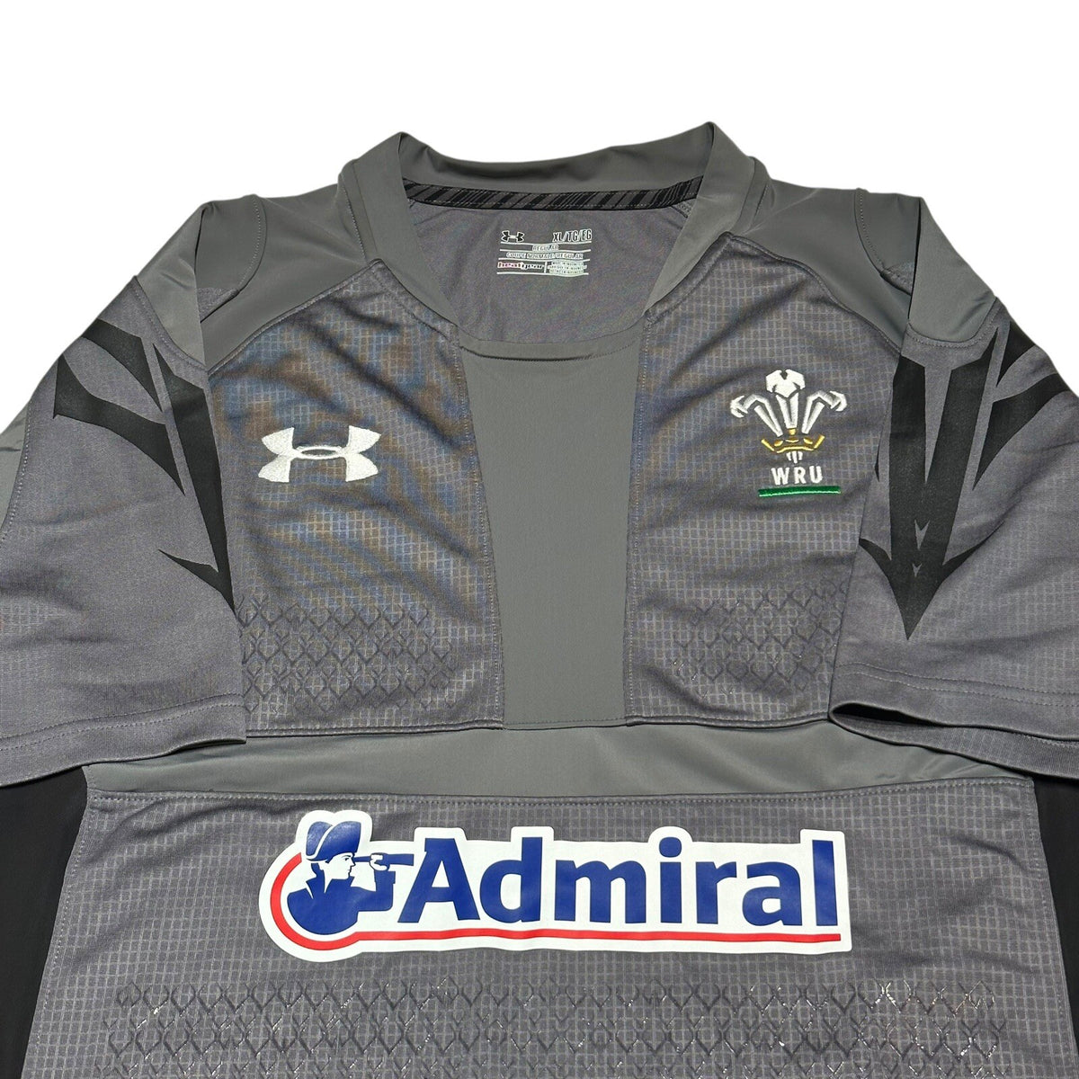Wales Rugby Union Away Shirt 2013/2014 - Under Armour XL Jersey Grey Top