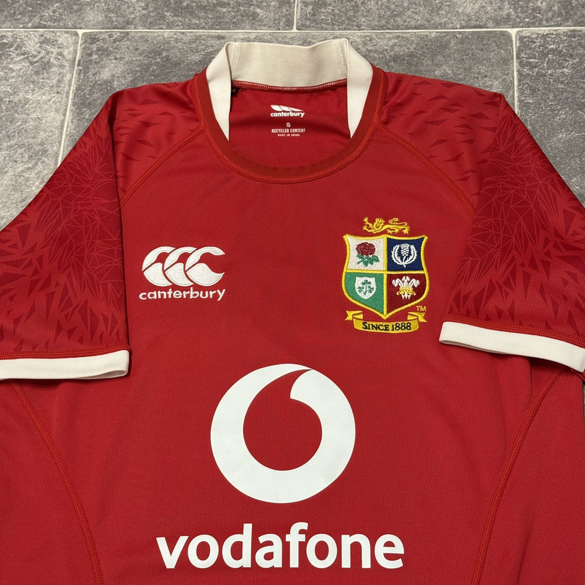 British Lions Men's Jersey Canterbury Rugby 2021 Jersey Small Adults